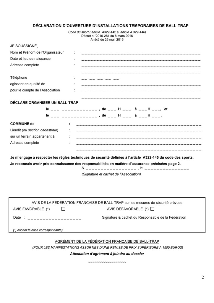 Formulaire original Page 1