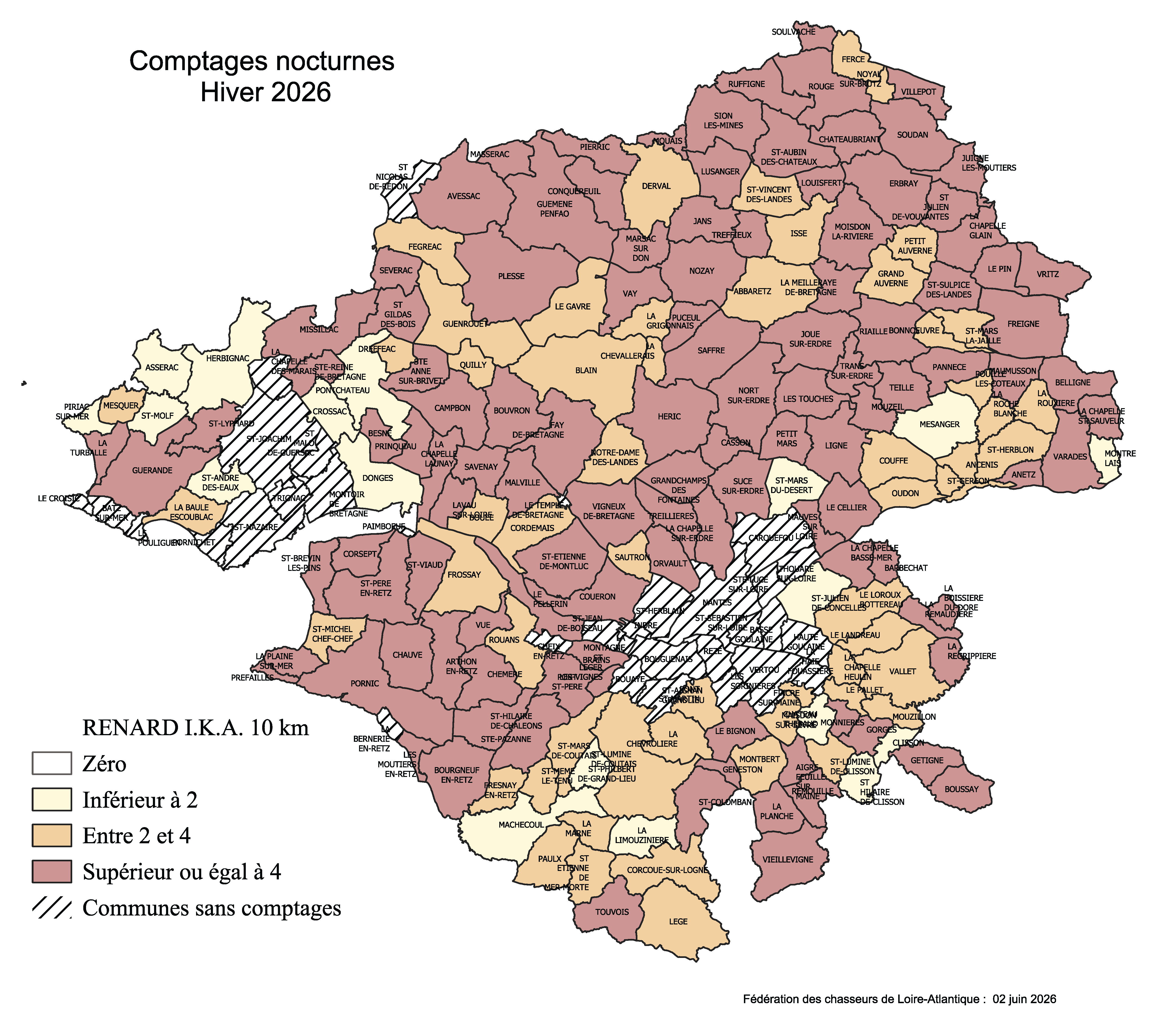 RENARD 2026 carte
